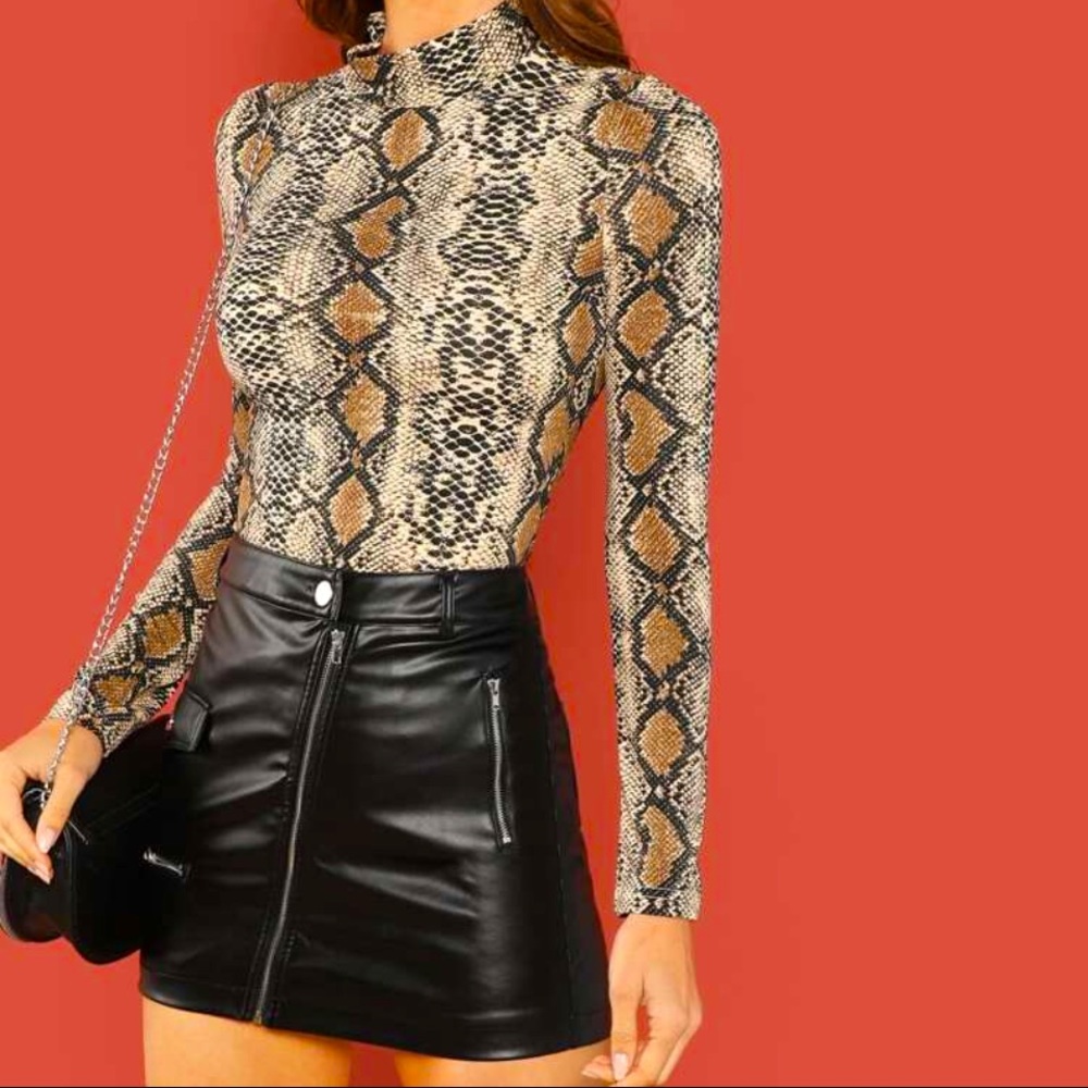 Snakeskin Top